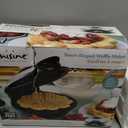 Euro Cuisine WM520 Heart Shaped Iron Waffle Maker - Eco-Friendly PTFE and PFOA Free Non Stick Plates, Perfect for V-Day & Special Occasions, 8-Inch
