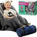 Car Seat Foot Rest for Kids | Car Seat Accessories | Leg Rest for Car Seat Kids | Car Foot Rest with Extra Long Straps Adjusts to Any Carseat Or Toodlers Booster Seat Navy by SWANOO