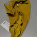 Dog Raincoat, Waterproof Dog Rain Jacket with Hood, Rain Coat with Leash Hole, Reflective Strap for Small Medium Dogs, Lightweight Puppy Clothes(Yellow,S) (S(Back Length12''))