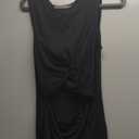 Acelitt Women's 2025 Summer Sleeveless Tank Dresses Cut Out Twist Bodycon Wrap Party Evening Mini Dress (Medium, Black)