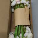 Ling's moment Ranunculus Artificial Flower, Faux Silk Mini Ranunculus Flowers for DIY Bouquet, Bulk Fake Wedding Filler Flowers for Centerpieces Arrangements Bridal Shower Decorations, Pink Shade