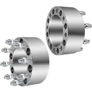 OCPTY 2PCS 8x6.5 to 8x6.5 Wheel Spacers 3" Wheel Adapters 9/16" Studs 125mm Center fit for 1976,1978-1979,1982,1984-1985 for Chevrolet for C20 / 1994-2010 for Dodge for Ram 2500