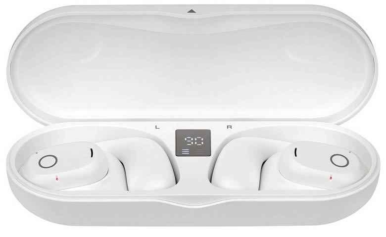 iLive 16mm Driver Clear Truly Wireless Open Ear Earbuds
 White