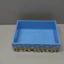 Cartoon Birthday Party Supplies Blue Sky White Clouds Theme Wooden Snack Tray Toy Party Baby Shower Supplies Reusable Snack Organizer with Handles for Decorations