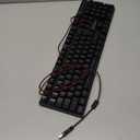 BlueFinger RGB Gaming Keyboard and Backlit Mouse Combo, USB Wired, LED Gaming Set for Laptop PC Computer Game and Work (Black)