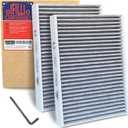 OIFILLIO Cabin Air Filter for BMW X5 X7 X6 (2019-2025), 530i 540i 530e M5 M550i (2017-2023), 740i 750i (2016-2022) with Activated Carbon, Replaces OE 64119366401 64115a1bdb6 (2PCS)