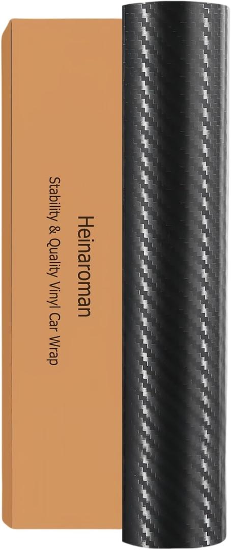 5D Carbon Fiber Vinyl Wrap for Body Protection Scratch Resistance Air Release Technology 3 X 5FT Car Wrap