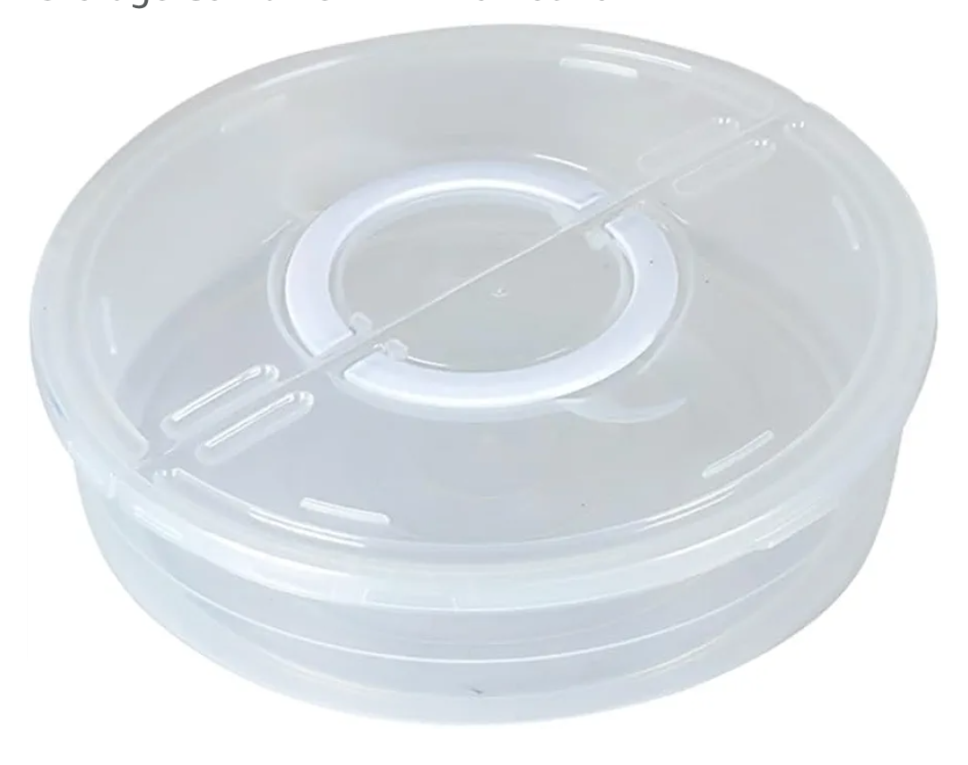 Pie Storage Container Pizza Storage Container Round Pie Carrier Pastry Container Reusable Food Storage Container with Lid Round