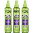Garnier Fructis Style Curl Shape Defining Spray Gel for No Frizz, 8.5 Fl Oz, 3 Count