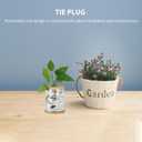 POPETPOP Hydroponic Vase Lid with Hole Wooden Cork Cover for Glass Planter Ventilated Hydroponic Plant Holder Compact 2.56 Inch Lid for Micro Landscape and Indoor Gardening