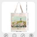 2 x Christian Inspirational Butterfly Library Bag Gifts for Mom, Christmas Religious Mental Health Jesus Gift for Women