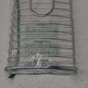 YBM Home Plastic Bags Container and Dispenser for Grocery Bags, Metal Over the Cabinet Door Storage Bags Holder Organizer Holds Up to 50 Plastic Shopping Bags, Silver