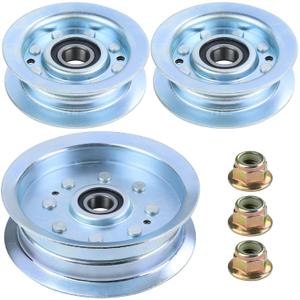 2 Pack GY22172 Idler Pulley John Deere with GY20629 Idler Pulley John Deere Replaces GY22082 Idler Pulley John Deere, GY20110, AUC17621, GY20067 for John Deere D140, D160, LA145, E170 Deck