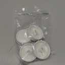 4 Pack Rotary Dimmer & Fan Control Knob, Fits 0.25" D Shape Shaft, Compatible with Leviton Trimatron (26115-Type) Dimmer (White)