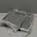 Cookie Sheets for Baking Nonstick, 2 Pack Heavy Duty 0.8mm Dark Gray Sheet Pan Set Quarter(9x13in) & Jelly Roll(10x15in), Diamond Textured Commercial Grade, Small Oven Safe