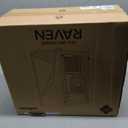 Zalman Raven ATX Mid-Tower Gaming PC Case - RGB Lighting Strip with Control Button, Full Tempered Glass Side Panel, 1 x 120mm Fan Pre-Installed, USB 3.0, Desktop Computer Case