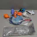 No Hole Mold Free Baby Bath Toys for Toddlers 1-3, Water Toys for 6-12 Months Infants with Storage Bag, Baby Shark Toys for Pool, Bathtub, Beach, Shower, Tub,Ideal Gifts for Kids Boys and Girls