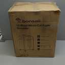 Bonsaii 12-Sheet Micro Cut Shredders for Home Office, 60 Minute P-4 Security Level Paper Shredder for CD, Credit Card, Mails, Staple, Clip, with Jam-Proof System & 4.2 Gal Pullout Bin C266-B