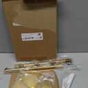 RRM Toilet Paper Holder Stand, Bathroom Free Standing Toilet Paper Holder with Reserve Storage 3-4 Toilet Paper Rolls (Golden) (22 inch)