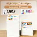 910XL Ink Cartridges Compatible With HP 910 Ink Combo Pack Work with OfficeJet Pro 8020 8025 8035 8015e 8028e 8010 8010e 8022 8022e Printer High Yield 910 Black 910 Color, with V19.7.1 Chip (4 Pack)