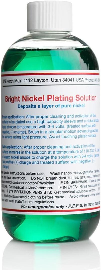 Bright Nickel Plating Solution (8 oz)
