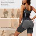 Shapewear for Women, Shape Wear Tummy Control Bodysuit Body Shaper Seamless Butt Lifter Shorts Jumpsuit (Gray, L)