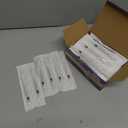 50 Pcs 1ml Syringes with Caps Oral Dispenser Individually Sterile Warpped for Medicine Dropper, Colostrum Collect Feeding Pets, Liquid