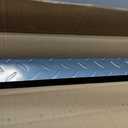 YEEZOO Door Threshold ramp with Adjustable Height for 3.0 to 6.0" Height Rise, Doorway ramp Threshold for wheelchairs/carts/Walker/Scooter (25.6L*39.4" W, Alloy Iron, 38LBs)