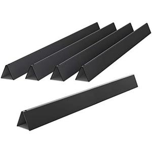 X Home 22.5-Inch Heavier Flavorizer Bars Replacement with Side-Mounted Control, for Weber Genesis Silver/Gold B & C, Spirit E-310, Spirit 300 Series Grill Parts, Porcelain-enameled, 5-Pack