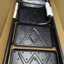 HBTower 4 Step Ladder with Wide Anti-Slip Pedal and Cushioned Handle
Step Stool Foldable with 330 lbs Capacity for Home and Kitchen, Black