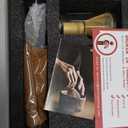 Artcome Matcha Tool Set Bowl with Pouring Spout, Whisk, Whisk Holder, Tea Scoop, Matcha Strainer, Tea Spoop, Tea Scoop Holder, Tea Cloth  Traditional & Refined (Coffee)