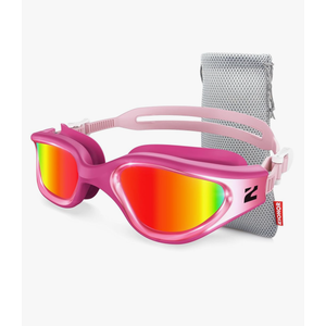 ZIONOR G1 Nava Super Anti-Fog Unisex Swim Goggles Mirror/Bright Smoke Lens