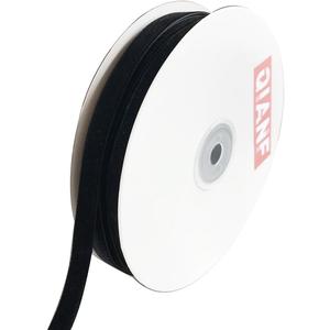Vintage Black Velvet Ribbon, 3/8 Inch X 25Yd