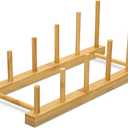 Puzzle Display Stand, Wooden Ladder Storage Rack Holder Organizer Trays for Puzzles, Books, Crafts Collection Lovers