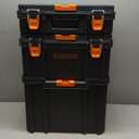 beyond by BLACK+DECKER BLACK+DECKER BDST60500APB Stackable Storage System - 3 Piece Set (Small, Deep Toolbox, and Rolling Tote)