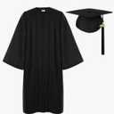 Newrara Graduation Gown Cap Tassel Set, 48