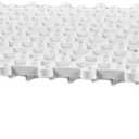 Happyyami 5pcs Fish Tank Bottom Plate PVC for Betta Fish Tank Accessory Easy Install Use (Size 1, White)