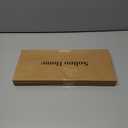 2 x Solino Home Linen Table Runner 48 Inches - 100% Pure Linen Beet and Cream Table Runner 14 x 48 Inch Ideal for Dresser and Coffee Tables - Valentines, Spring - Morgan Check