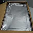 EHOMEA2Z Large Aluminum Pans With Lids Disposable Full Heavy Duty Roasting, Broiling, Baking, Catering Pans 21x13x3 (15, Full-Size w/Lids)