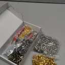 Grommet Tool Kit, 1/4 Inch Grommet Kit, 1603 PCS Silver Gold Bronze Gun Color Eyelet Tool Kit with Handhold Eyelet Punch Pliers, Hole Punch, Transparent Storage Box, User Manual for DIY Fabric