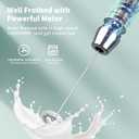 Maestri House Rechargeable Milk Frother, LunaFro NS Handheld Electric Foam Maker Waterproof Detachable Stainless Steel Whisk Drink Mixer Foamer for Lattes, Cappuccino, No Stand (Blue)