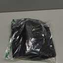 NICETOWN Black Blackout Curtains with Attached Valance, Solid Room Darkening Window Treatment Drapes/Draperies for Bedroom (2 PCs, 52 inches Wide by 45 inches Long)