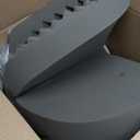 Orthopedic Dog Bed for Medium, Large Dogs Breeds, High Density Egg Crate Foam Dog Sofa Beds with Four Sided Bolster,Oval Kennel Bed, Pet Couch Bed,Removable Washable Cover& Non-Slip Bottom (35"L x 28"W x 7.5"Th, Gray)