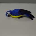 LWINGFLYER Turquoise Blue Artificial Parrot Life Size Foam Feather Parrot Macaw Birds for Decoration Costume Shoulder Ornament Modern Home Garden Party Decor (13.8inch/35cm)