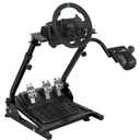 BLENNACY Racing Wheel Stand, Adjustable Steering Wheel Stand, Foldable Steering Wheel Stand Compatible with Logitech G920 G29 G27 G25, Racing Stand Steering Wheel and Pedals Not Included