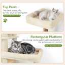 Globlazer 65in Sturdy Cat Tree Tower for Indoor Large Cats, S65, Beige