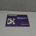 Ravinte 10 Pack Black Square Bar Cabinet Knobs 2 Inch Square Cabinet Pulls Matte Black Single Hole Kitchen Cabinet Handles