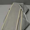 DIOMMELL Set of 6 Foldable Cloth Storage Box Closet Dresser Drawer Organizer Fabric Baskets Bins Containers Divider for Clothes Underwear Socks Lingerie Clothing, Grey 00-0600