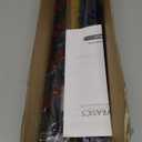 ENJOYBASICS Matte Black Shower Curtain Rod 33" to 72", 1" Stainless Steel Adjustable Spring Tension Rods No Drill for Bathroom, Closet, Window, Room Divider, Never Rust, Non Slip