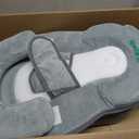 Baby Feeding Pillow, Anti Overflow Feeding Pillow for Reducing Spit-Up, Safety Nursing Pillow, Baby Lounger Reflux Wedge Breastfeeding, Removable top and Bottom, Small